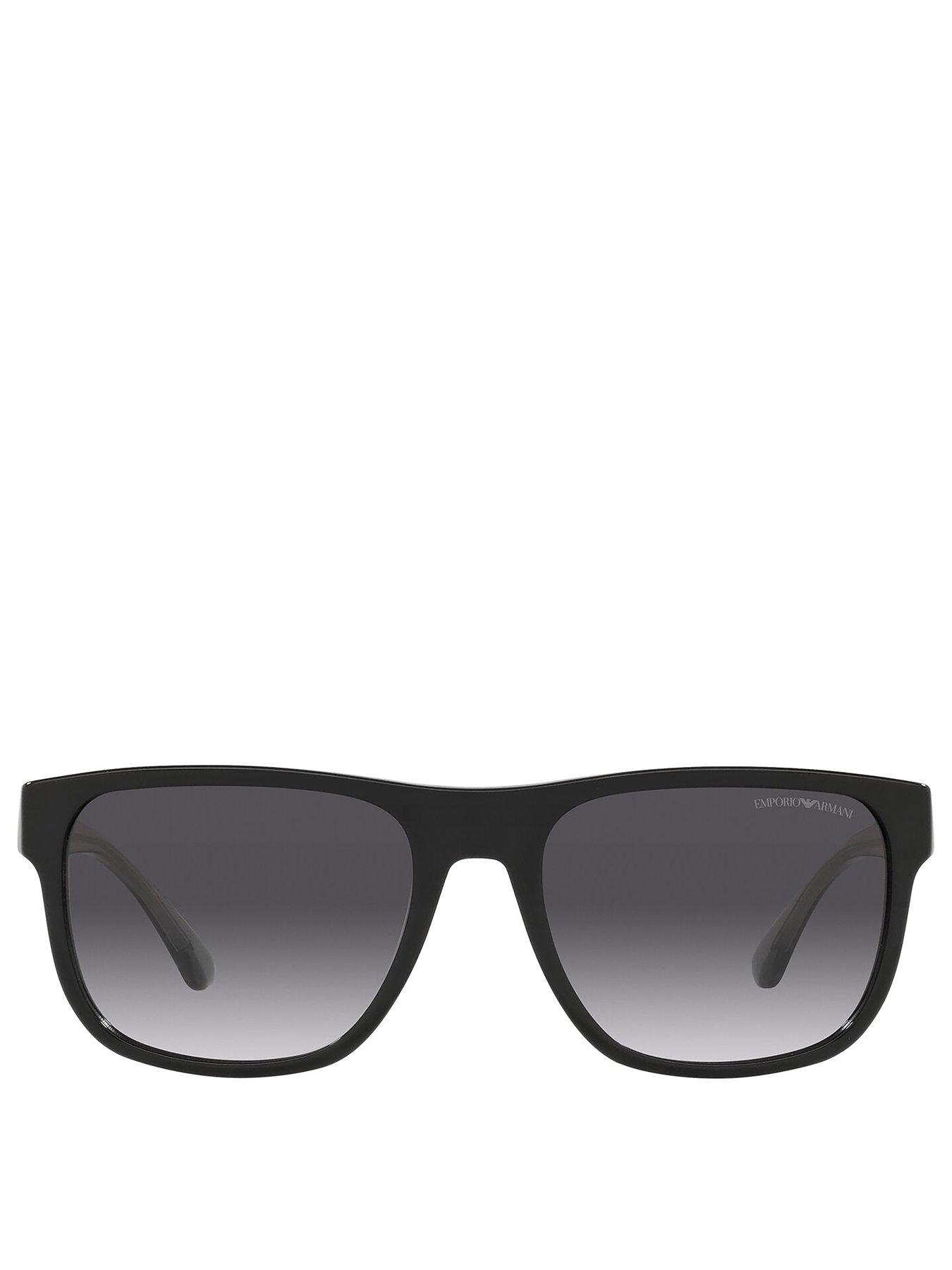 Image 3 of 3 of Emporio Armani 0EA4163 Rectangle Sunglasses - Grey