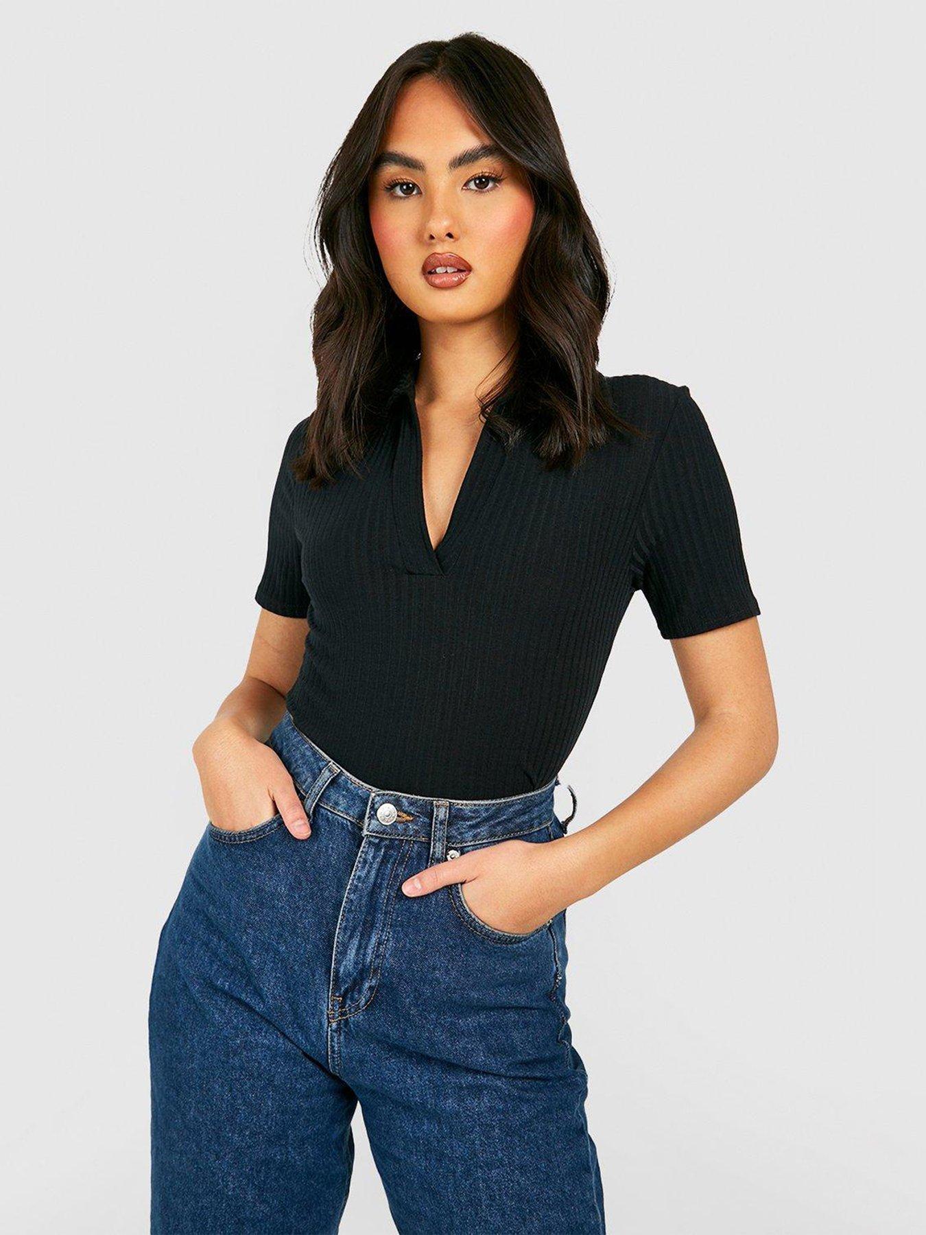 bodysuit blouse short sleeve