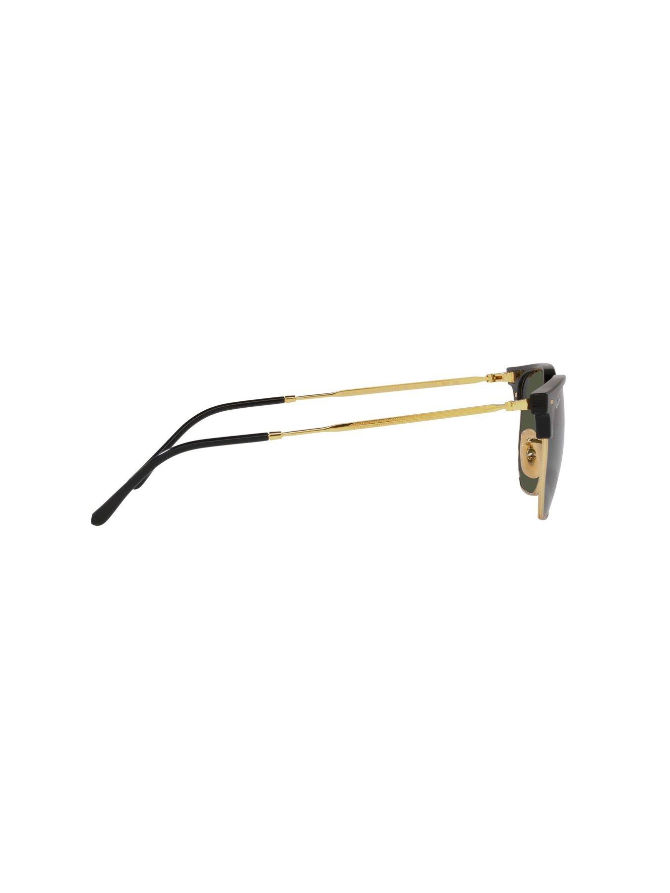 Image 4 of 4 of Ray-Ban New Clubmaster Sunglasses - Black/Gold