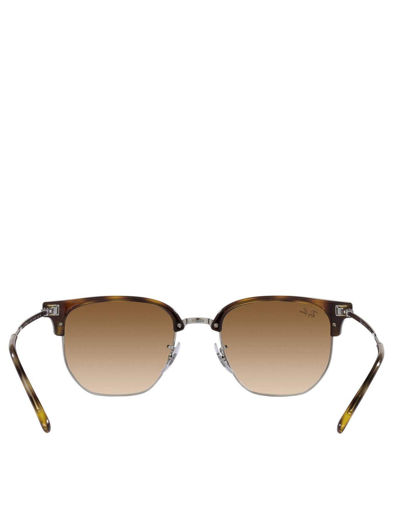 Image 3 of 4 of Ray-Ban New Clubmaster Sunglasses - Brown