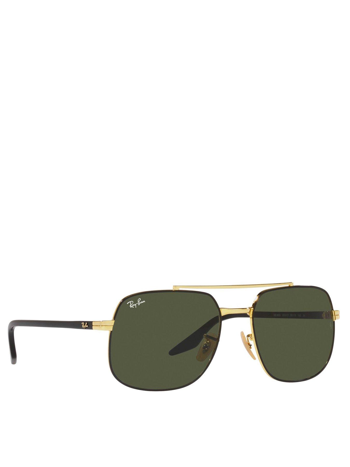 Ray-Ban Oversized Aviator Sunglasses - Black
