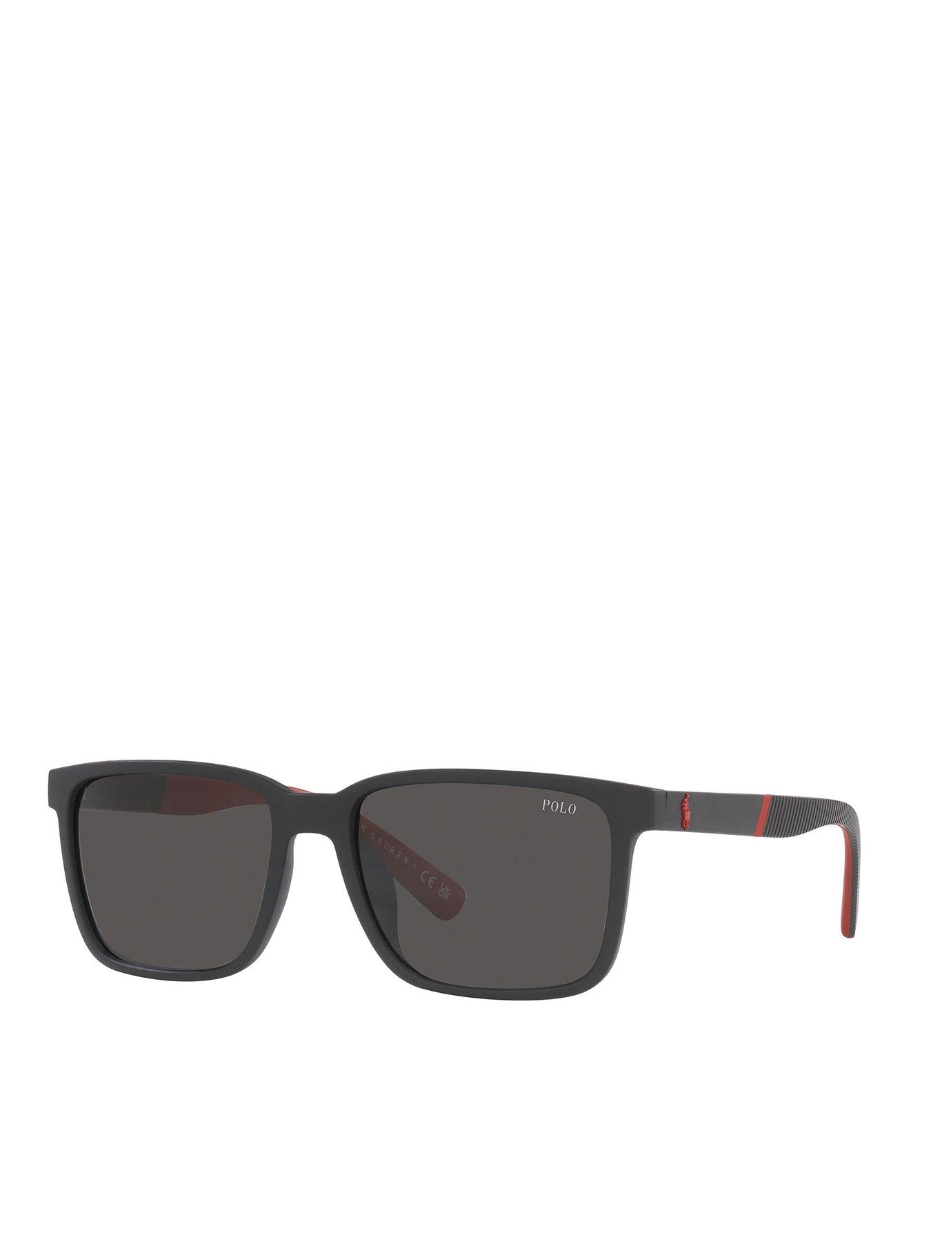 Polo Ralph Lauren Rectangle Sunglasses - Black