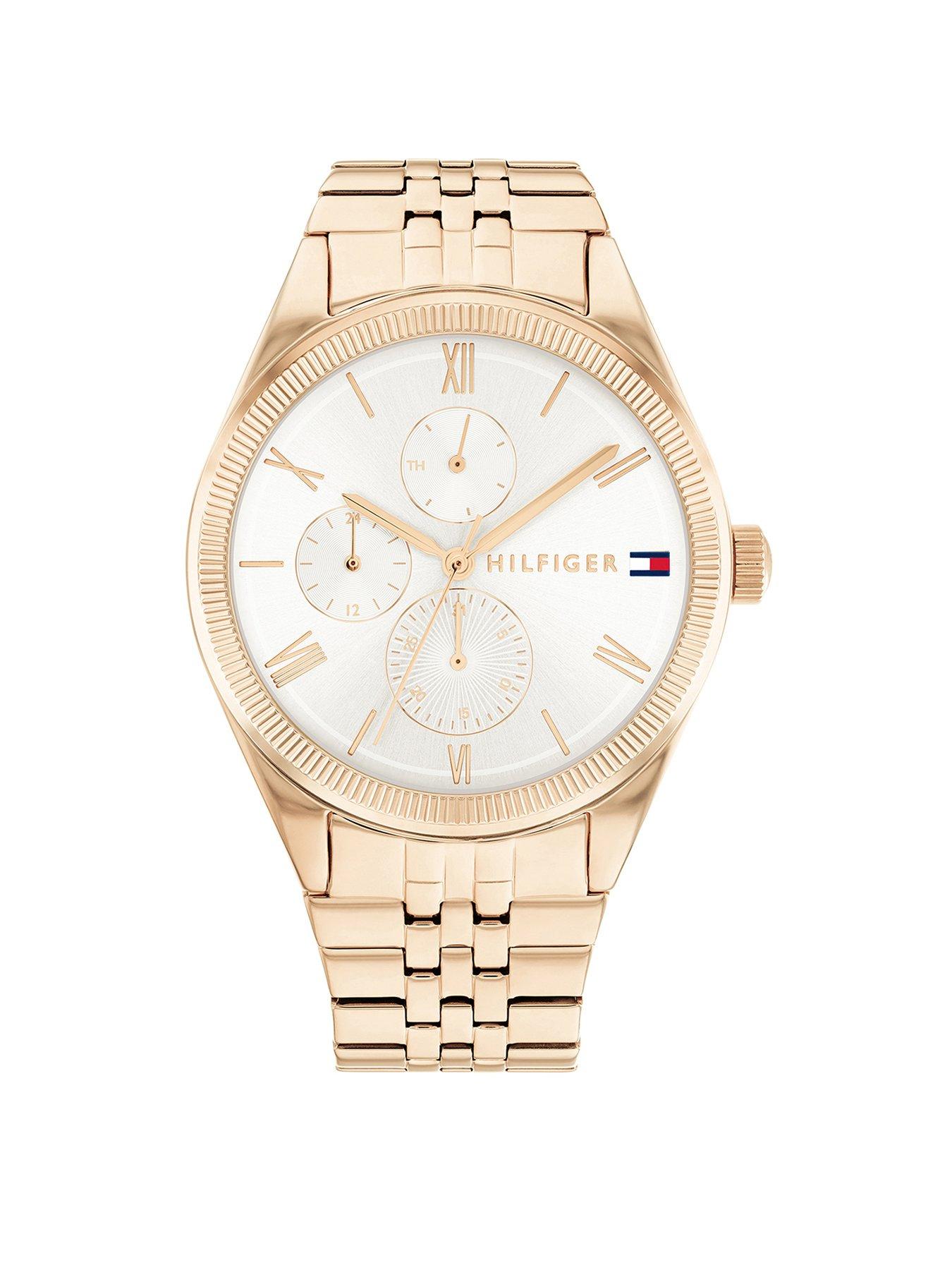 Rose gold tommy hilfiger hotsell women's watch