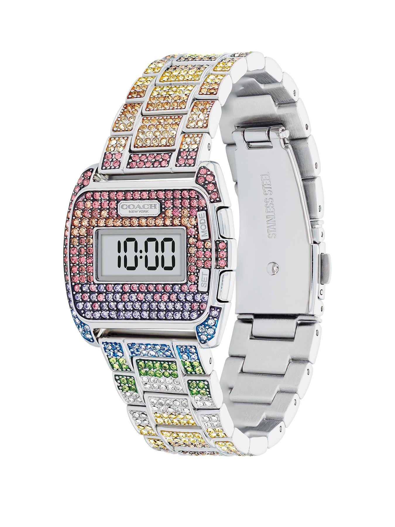 Coach digital hot sale watch