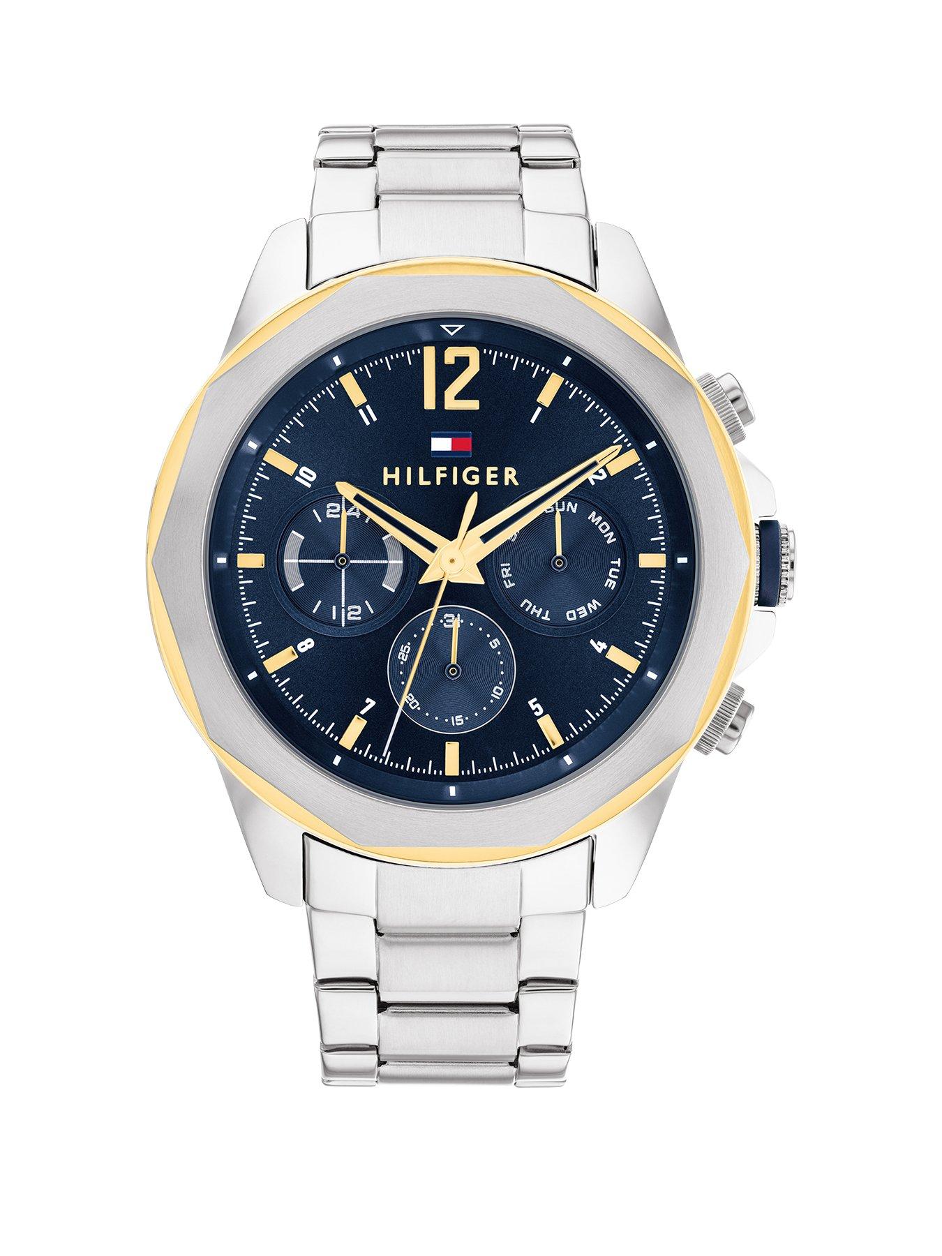 Product photograph of Tommy Hilfiger Two Layered Case Men S Watch from very.co.uk