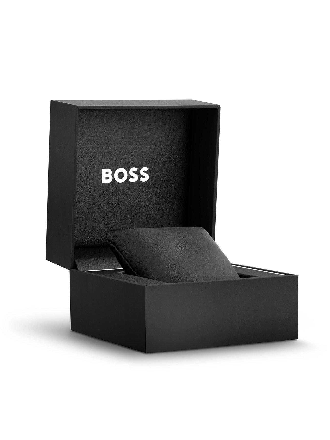 Image 5 of 7 of BOSS Gents Troper Light Yellow Gold IP Bracelet Watch