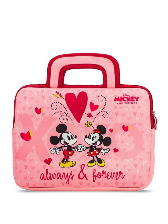 front image of pebble-gear-disney-mickey-friends-always-forever-carry-bag-by-pebble-gear
