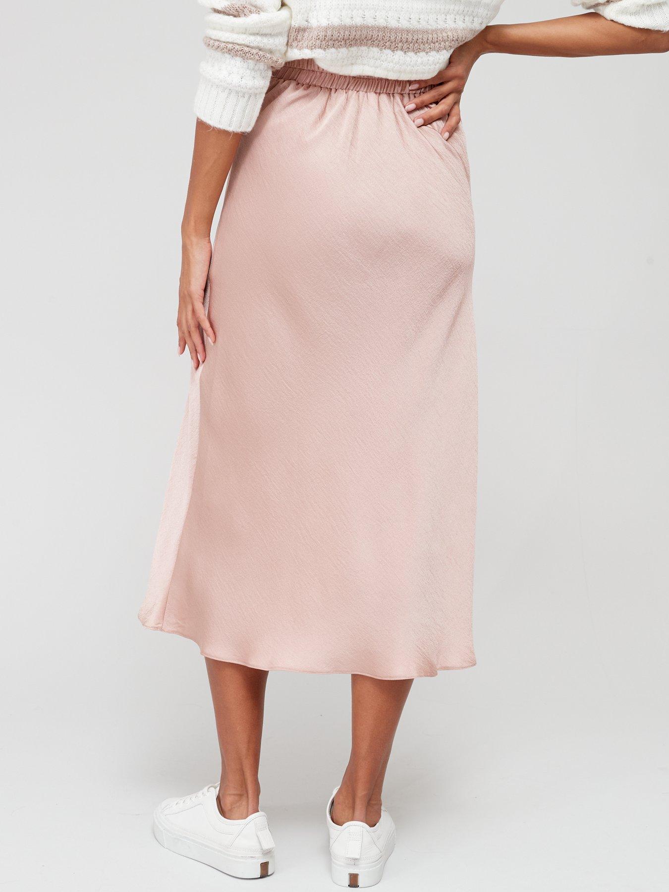 Light pink 2024 midi skirt