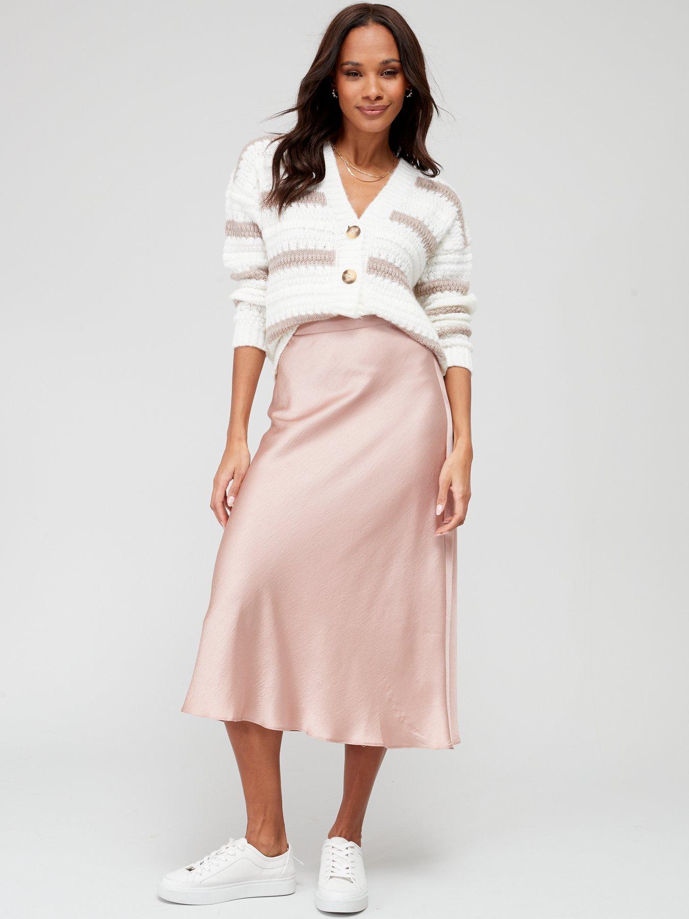 Bias cut midi outlet skirt uk