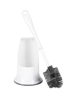 Product photograph of Beldray Antibacterial Silicone Toilet Brush from very.co.uk