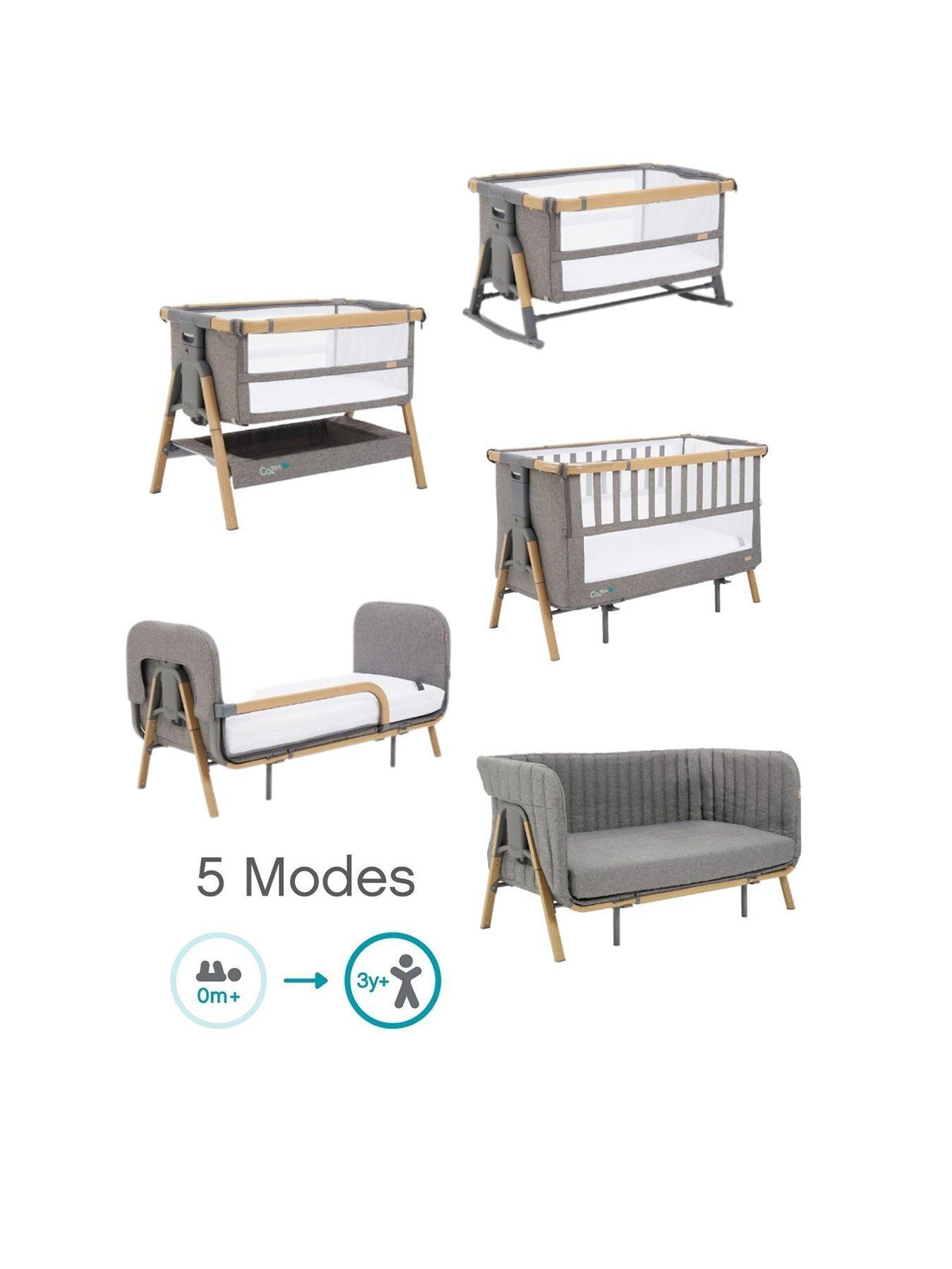 Tutti Bambini CoZee XL - Complete Birth to 4+ Years Sleep Package - Oak ...