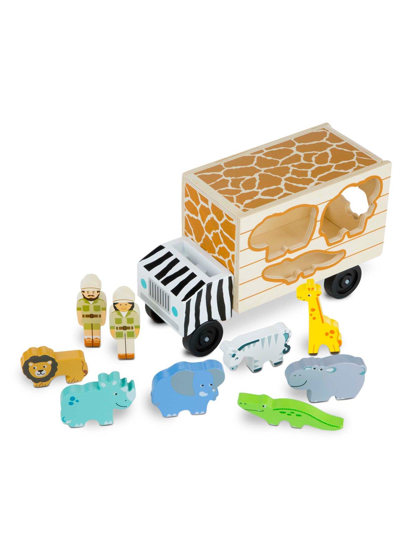 Melissa and doug store safari animal rescue truck