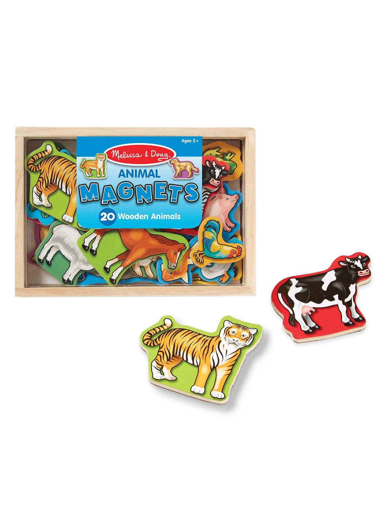 Melissa & doug wooden animal clearance magnets