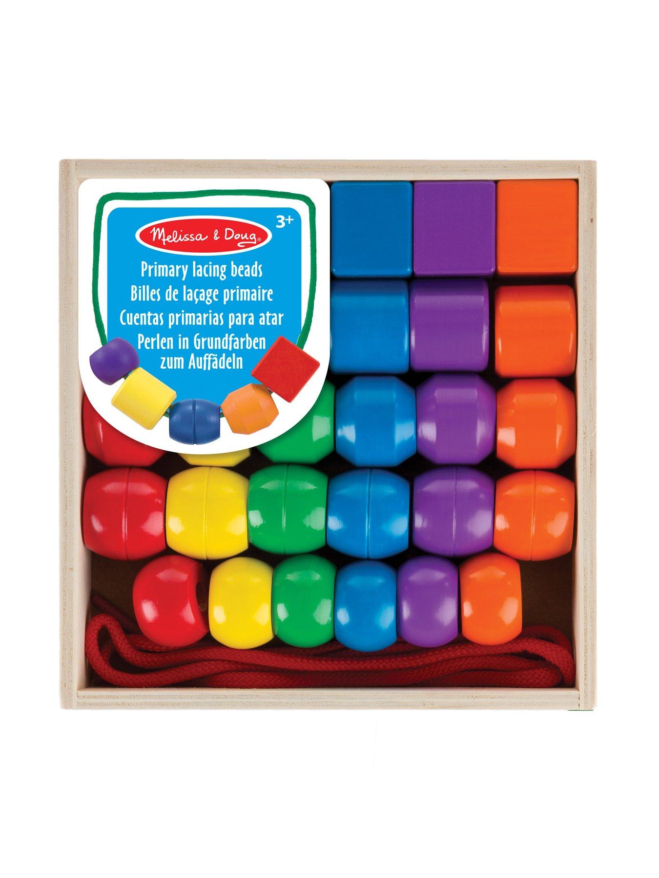 Melissa Doug Primary Lacing Beads Very
