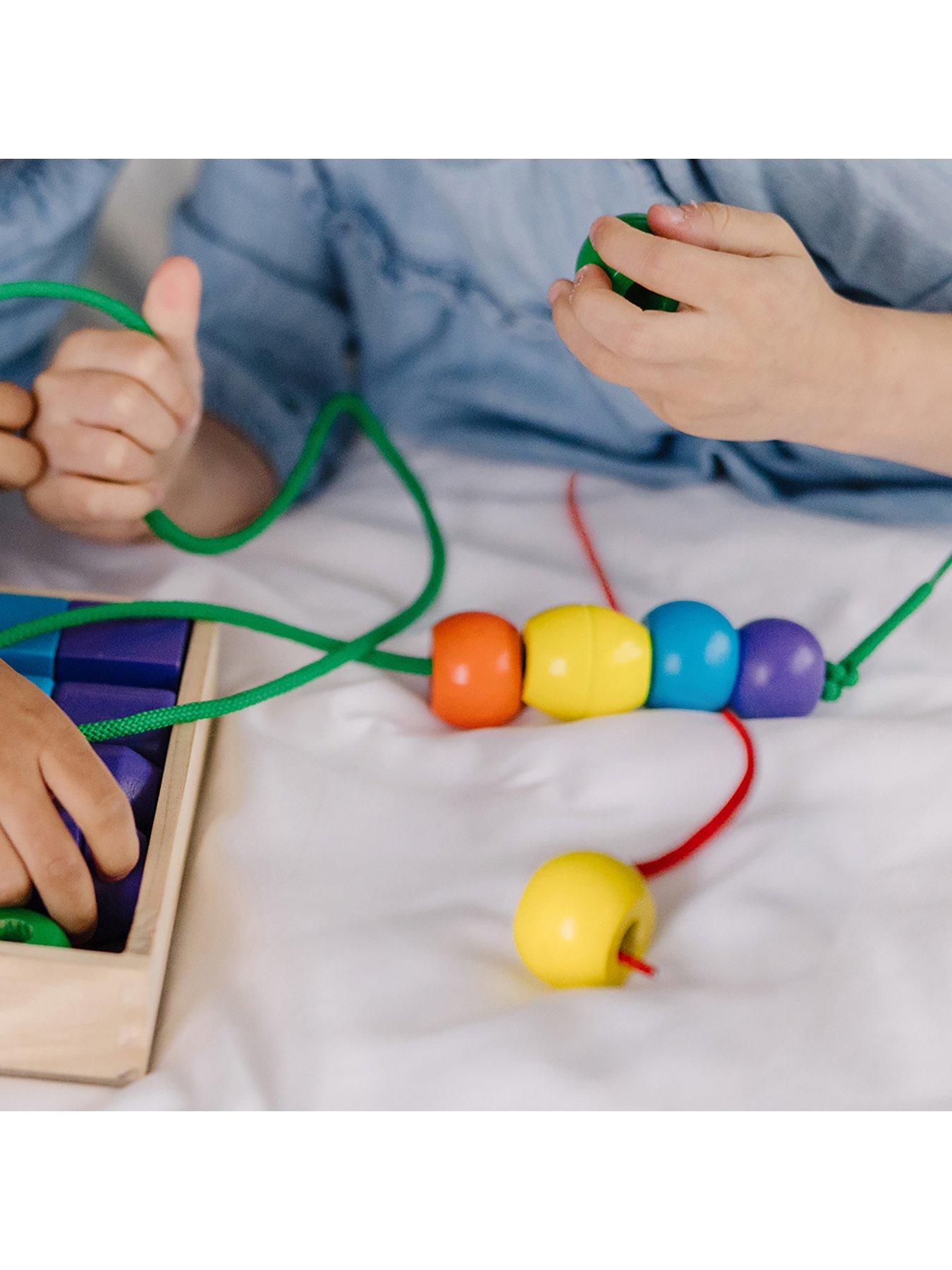 Melissa & Doug Primary Lacing Beads Very.co.uk