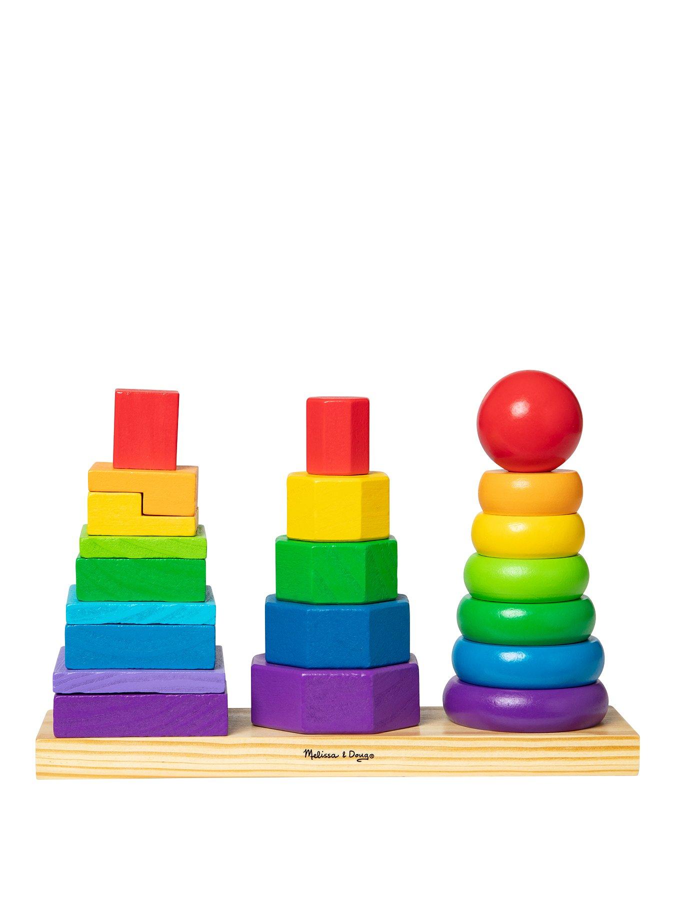 Melissa and doug geometric on sale stacker