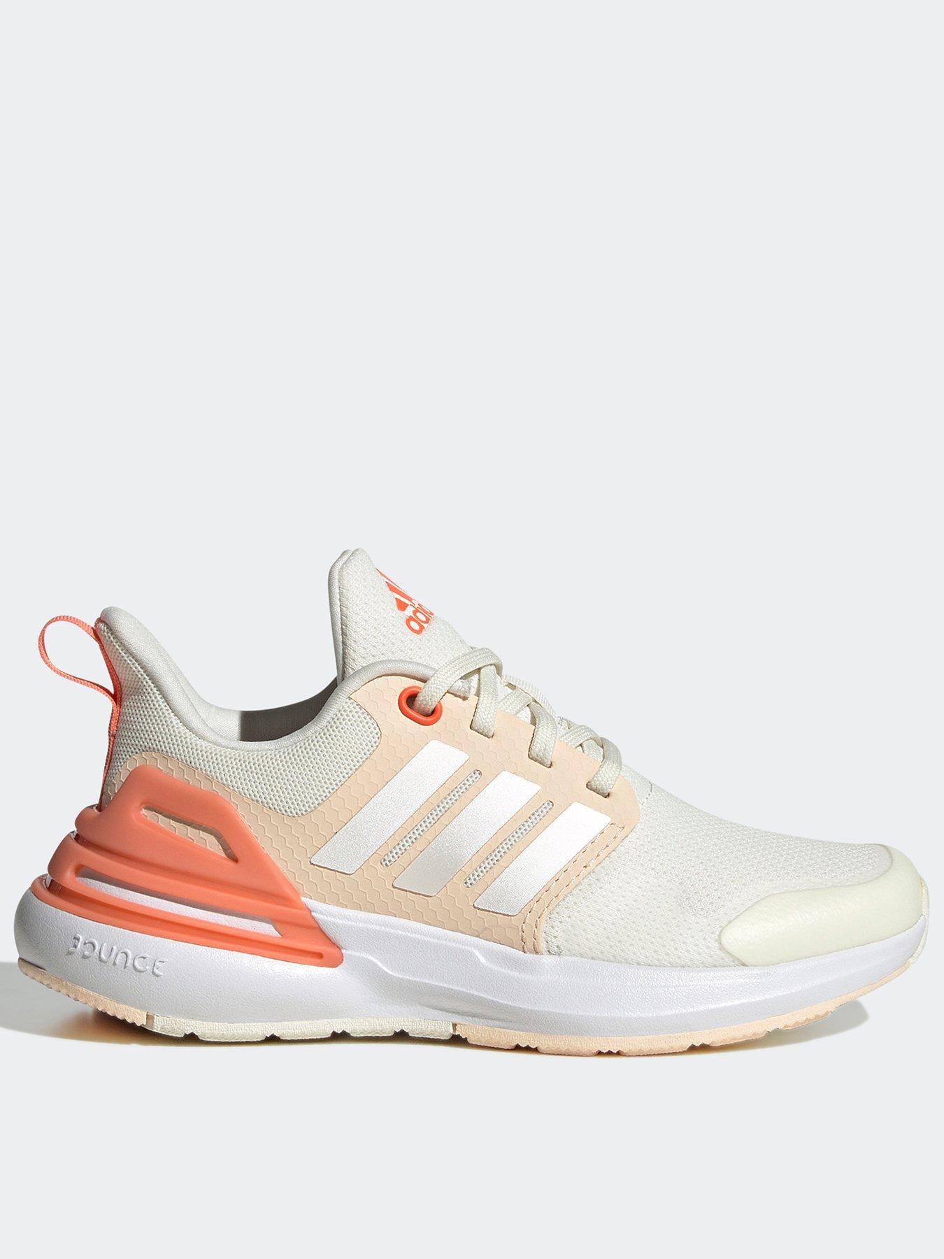 Orange and white hot sale adidas shoes