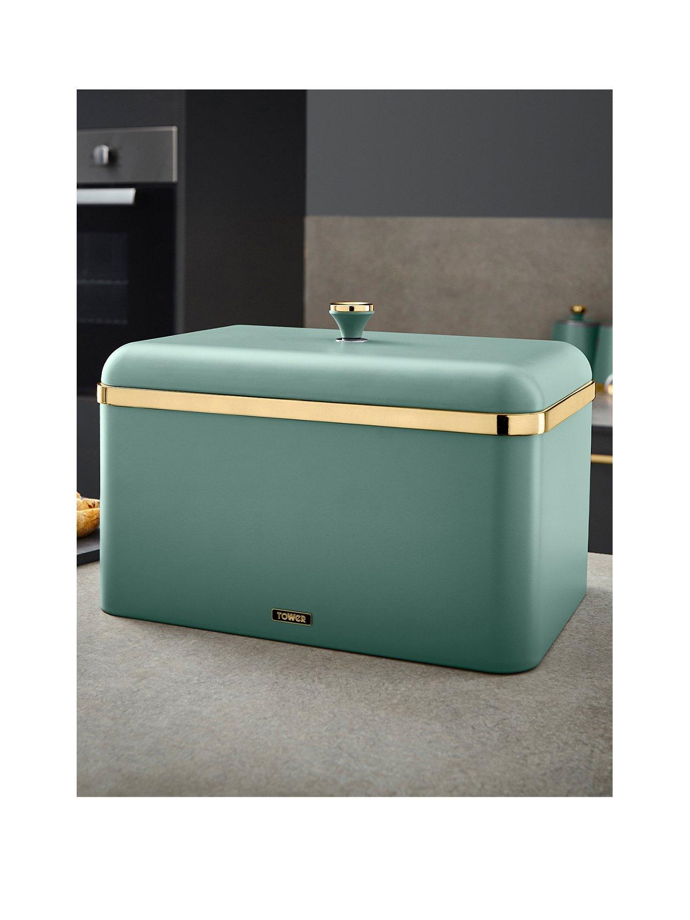 Tower Cavaletto Bread Bin in Green