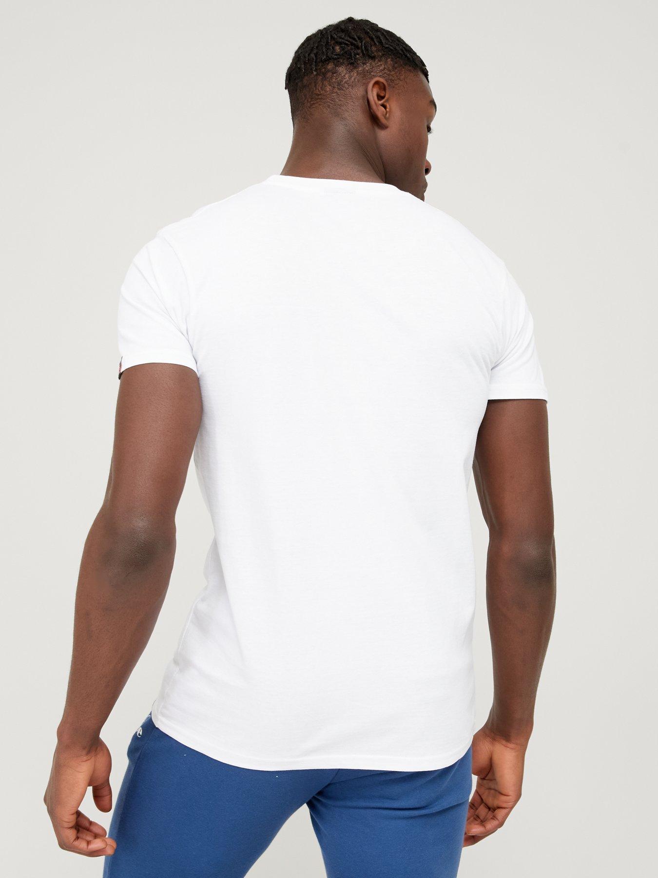 Image 2 of 4 of Ellesse Mens Ollio Tee - White