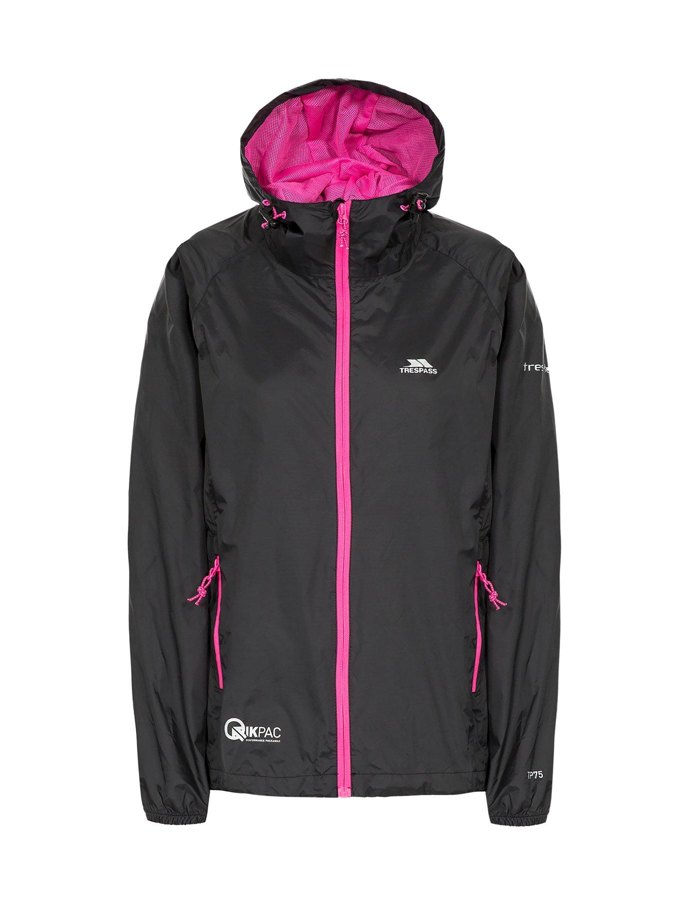 Trespass Qikpac Jacket Black Very
