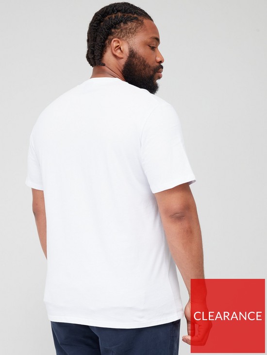 stillFront image of ellesse-plus-size-prado-short-sleeve-t-shirt-white