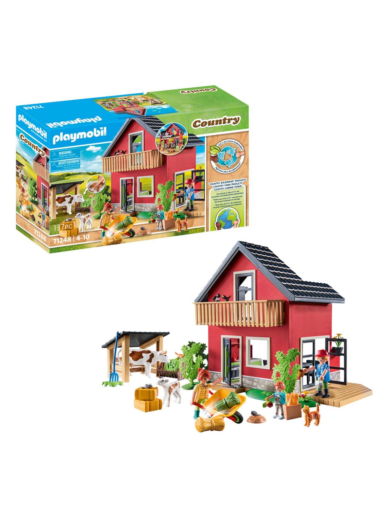 Playmobil 71248 Country Farmhouse with Outdoor Area | Very.co.uk