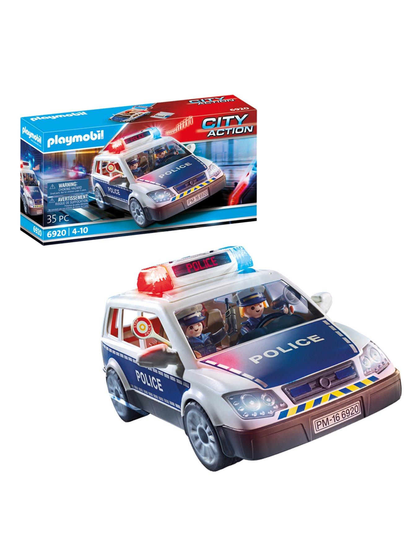 Playmobil 6920 City Action Squad Car with Lights and Sound | very.co.uk
