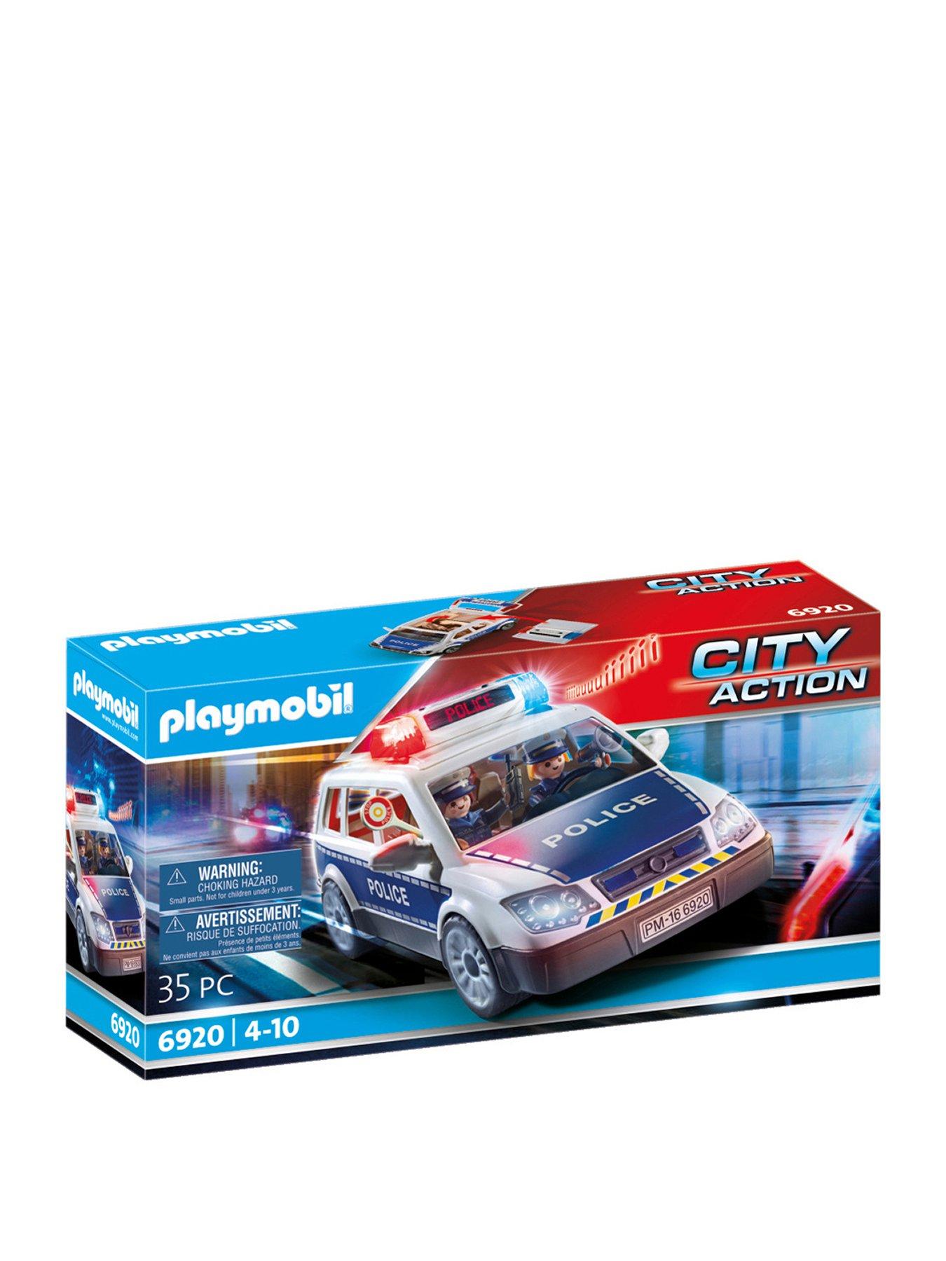 Playmobil 6920 City Action Squad Car with Lights and Sound | very.co.uk