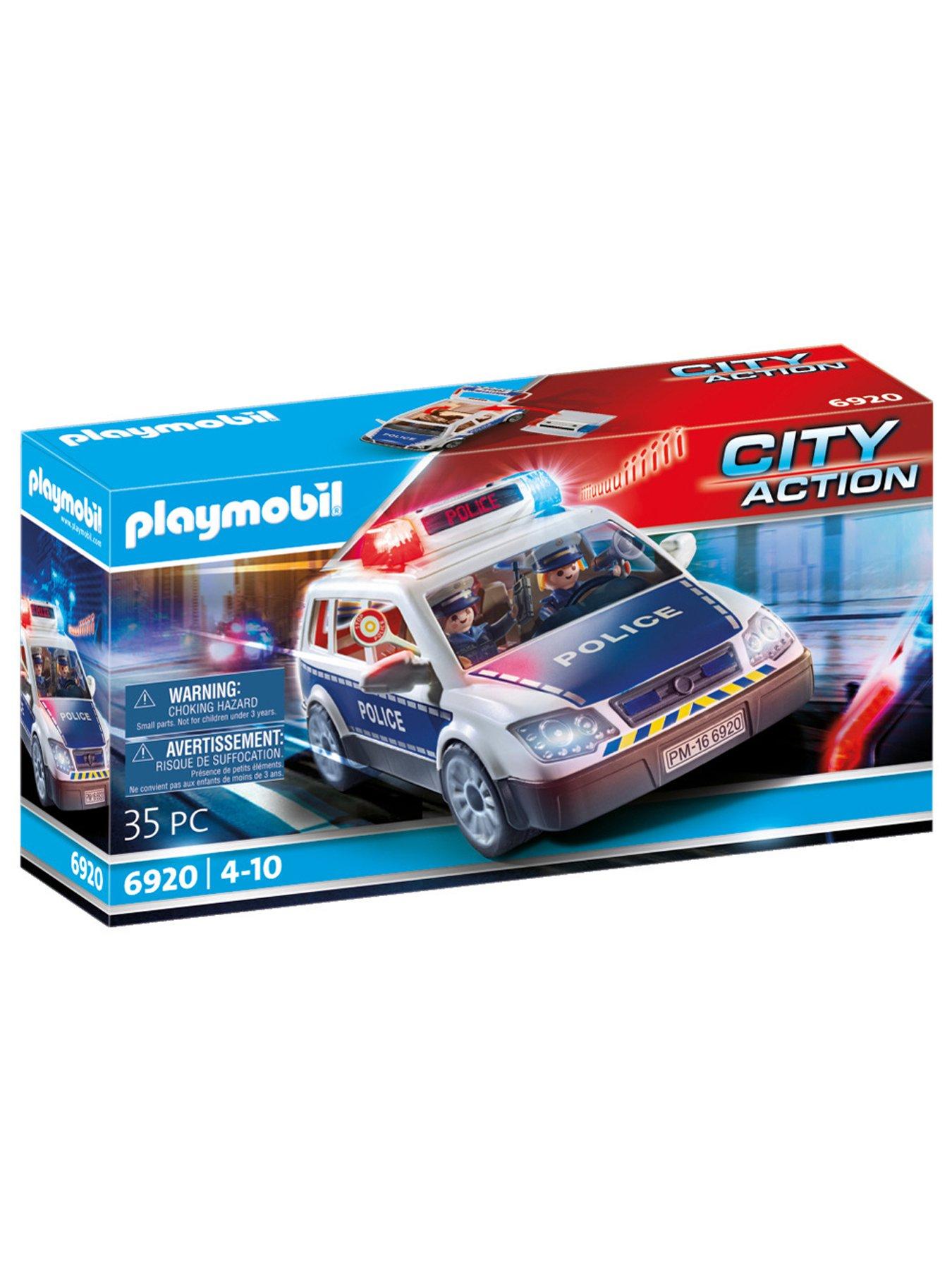 Playmobil 6920 city action police store squad car with lights and sound