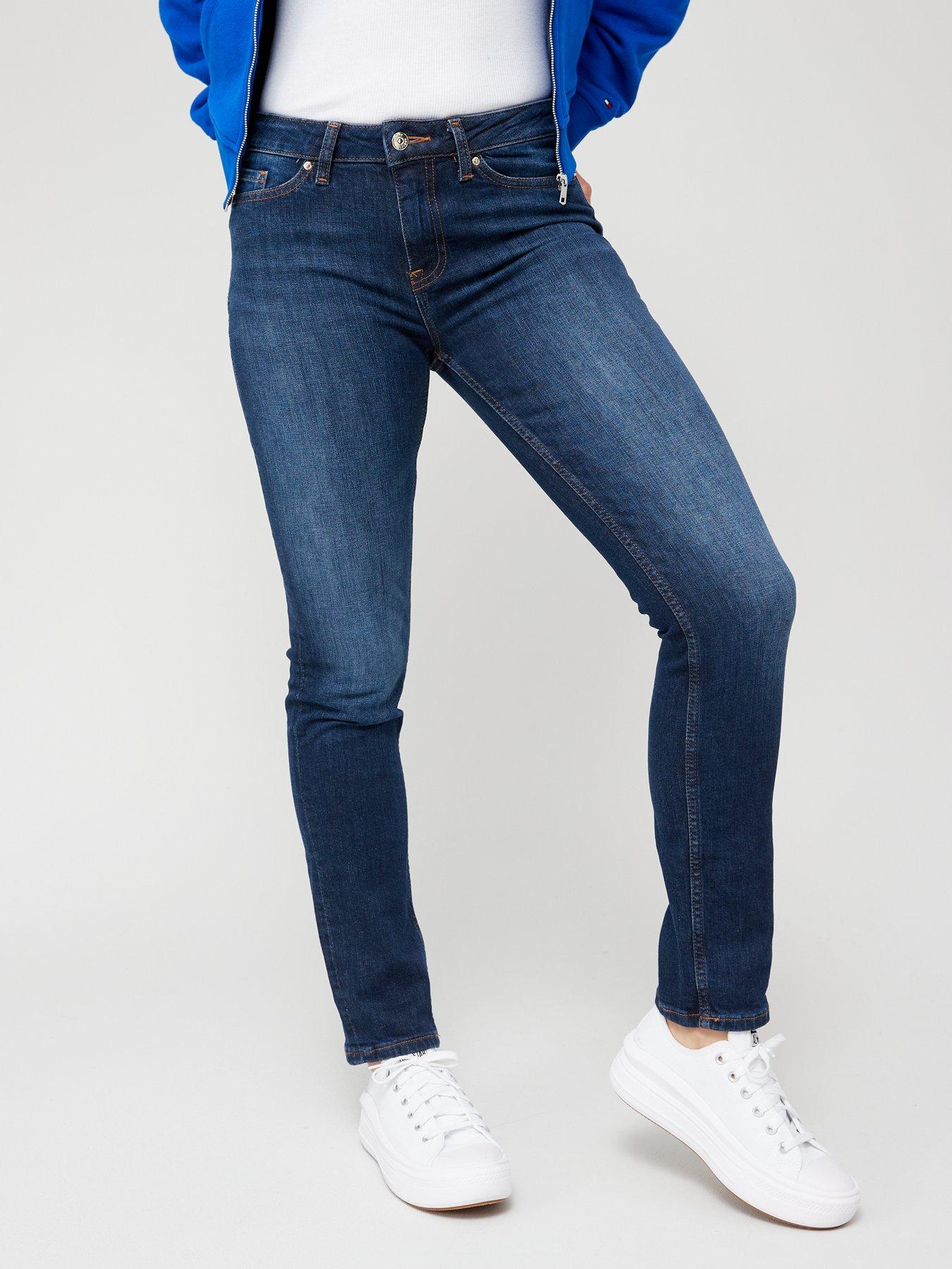 undefined Heritage Rome Straight Leg Jeans - Blue