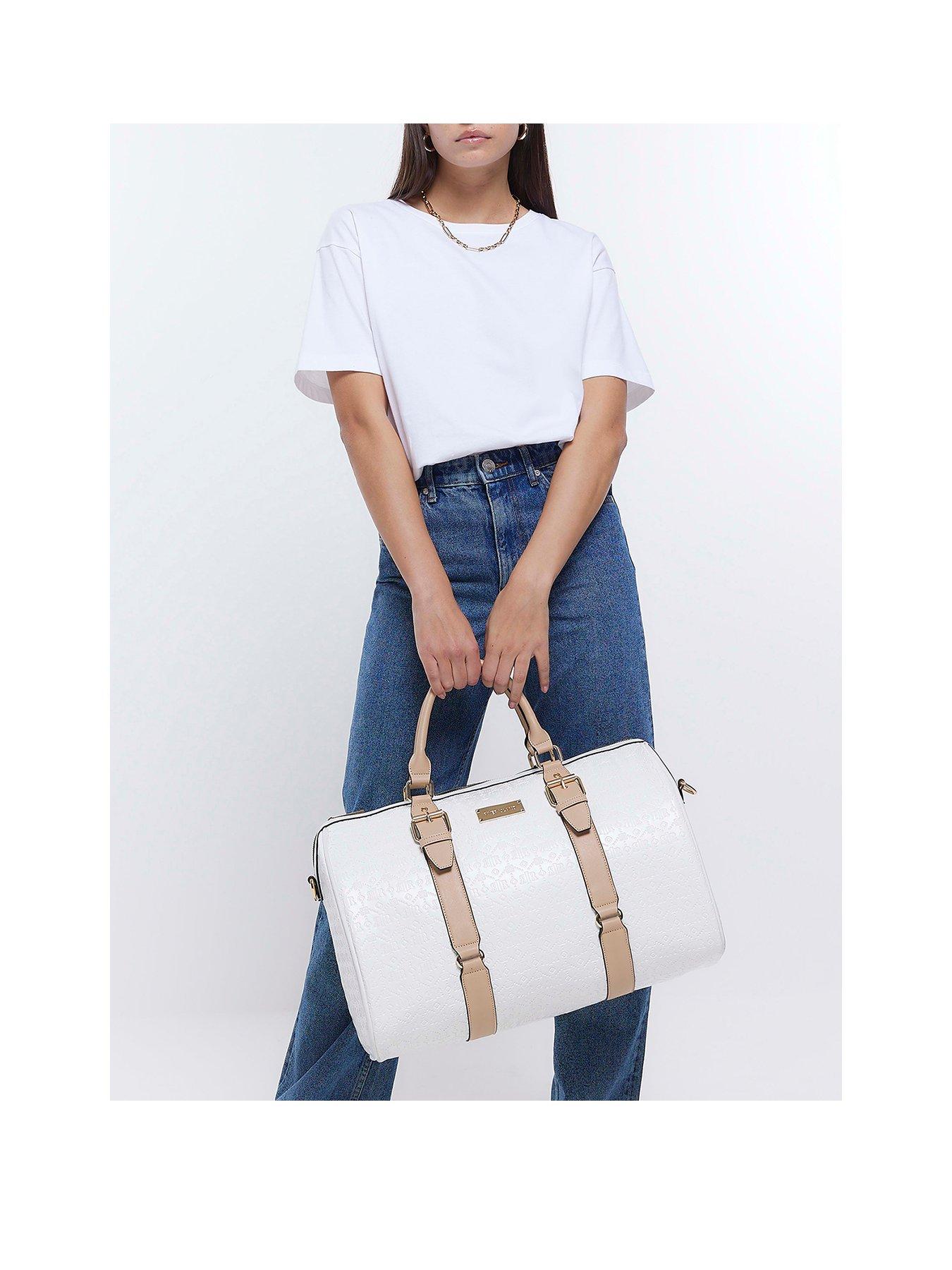 River island barrel bag hot sale