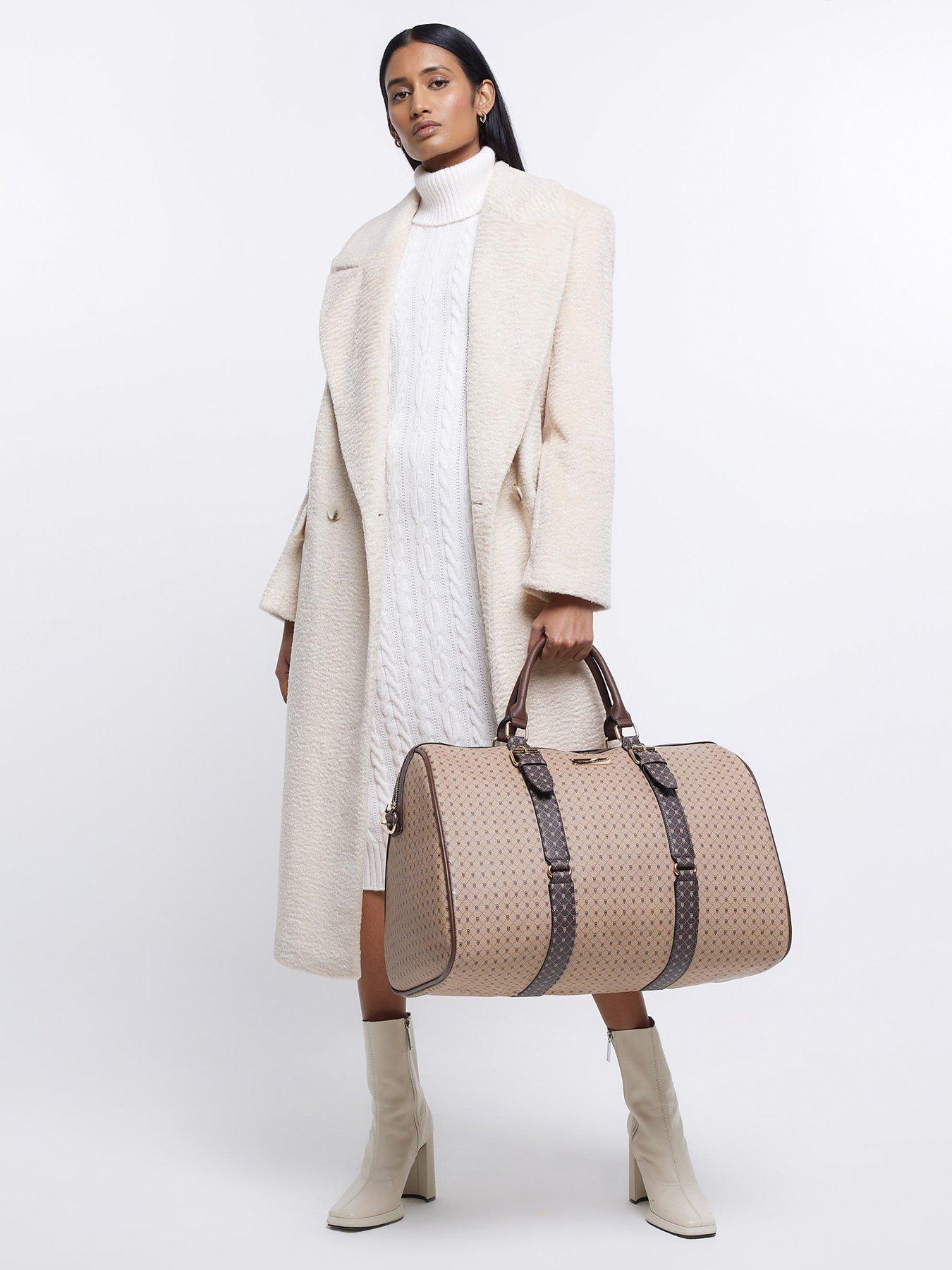 River Island Weekend bag - beige 