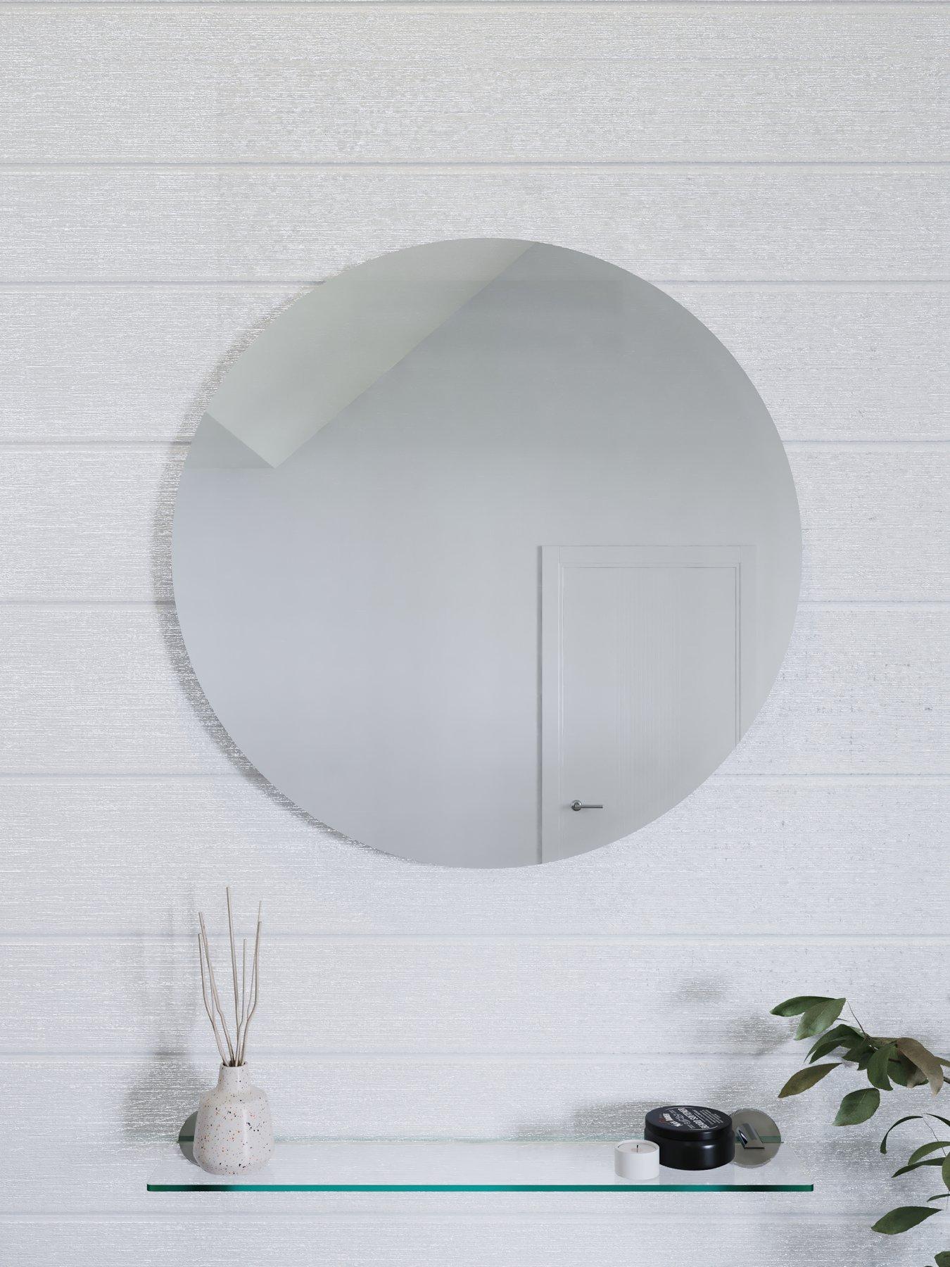 Image 1 of 5 of Croydex Simpson Hang &lsquo;N&rsquo; Lock Circular Mirror