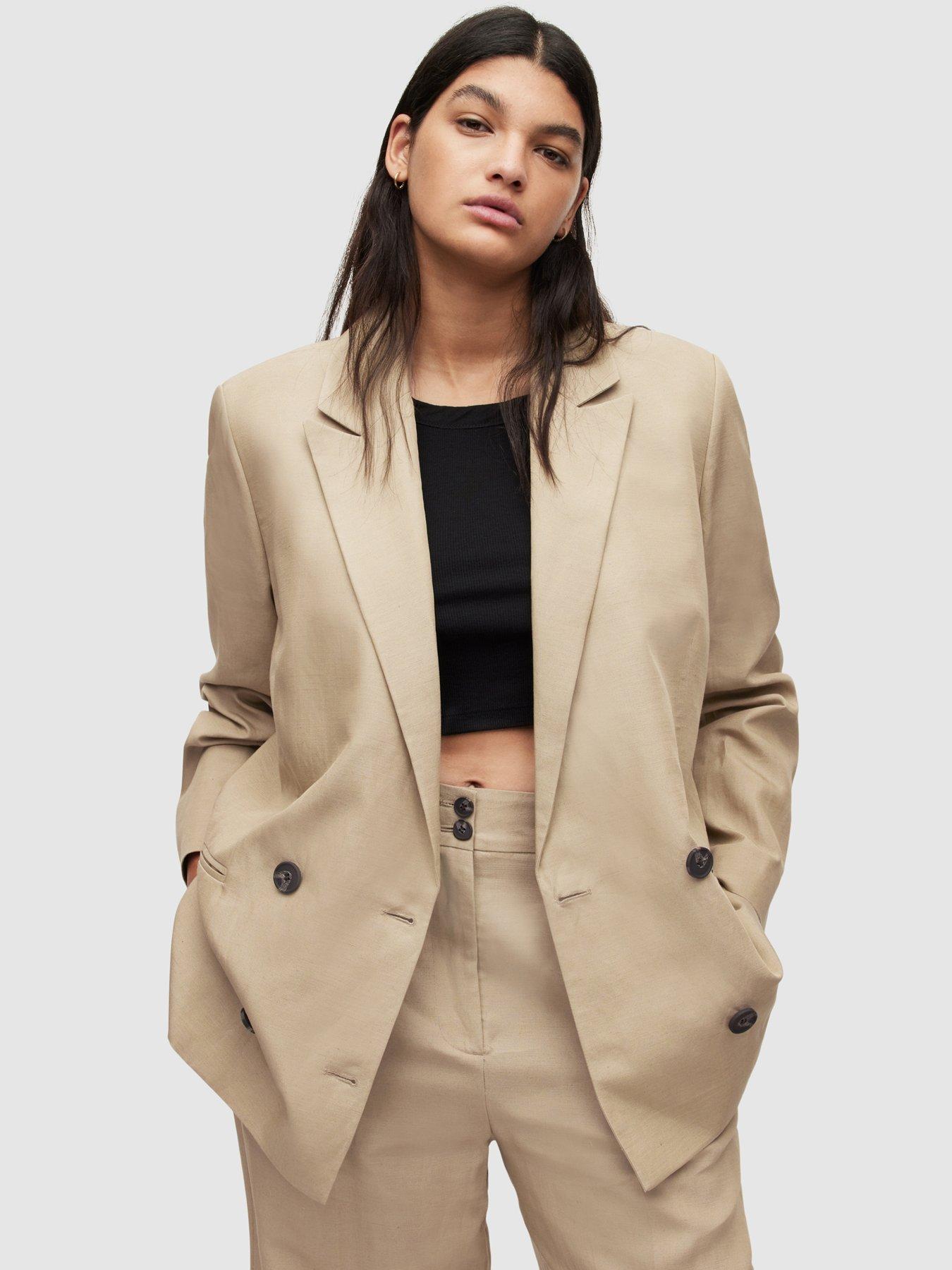 Light beige hotsell blazer womens