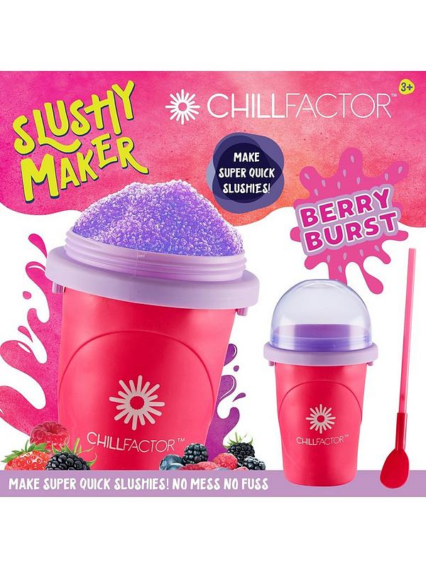 Image 3 of 6 of Chill Factor Slushy Maker- Berry Blast