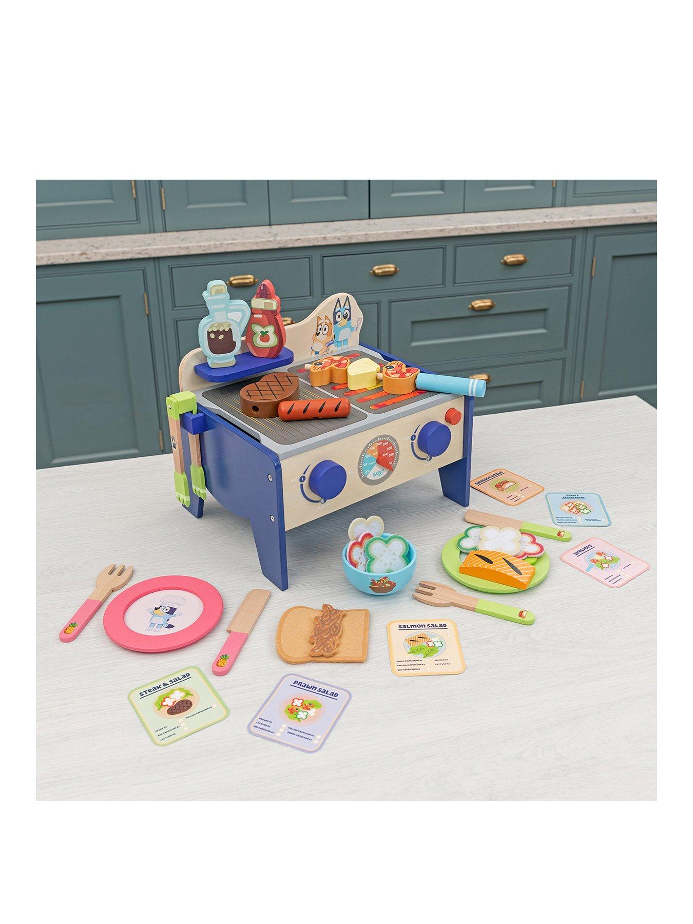 Image 2 of 6 of Bluey Wooden&nbsp;BBQ &amp; Salad Set
