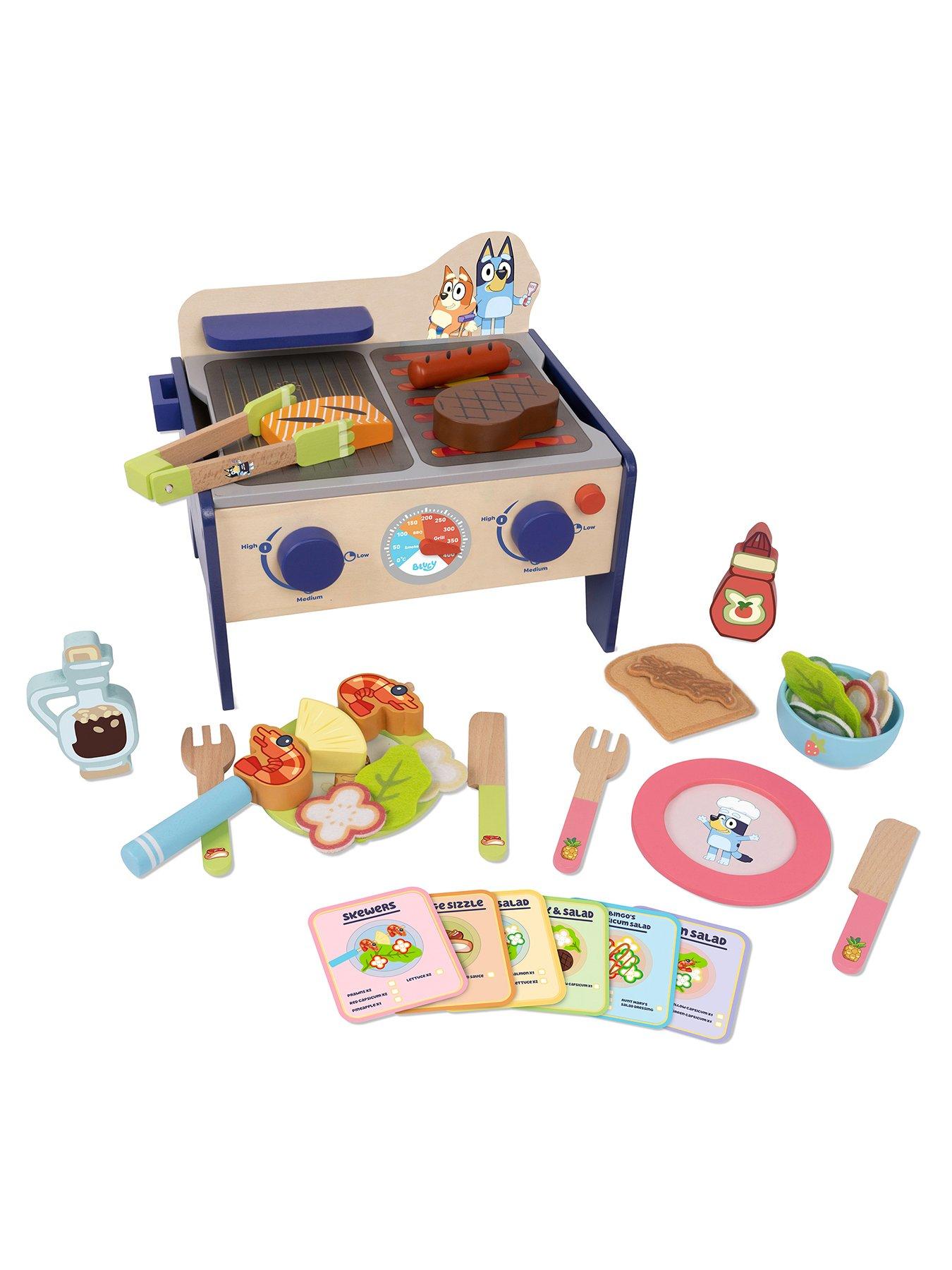 Image 3 of 6 of Bluey Wooden&nbsp;BBQ &amp; Salad Set
