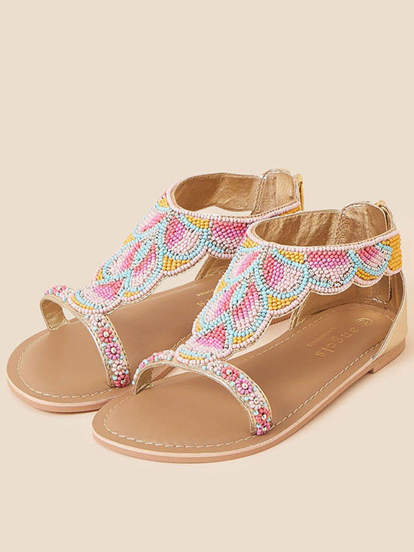 Beaded 2024 sandals uk