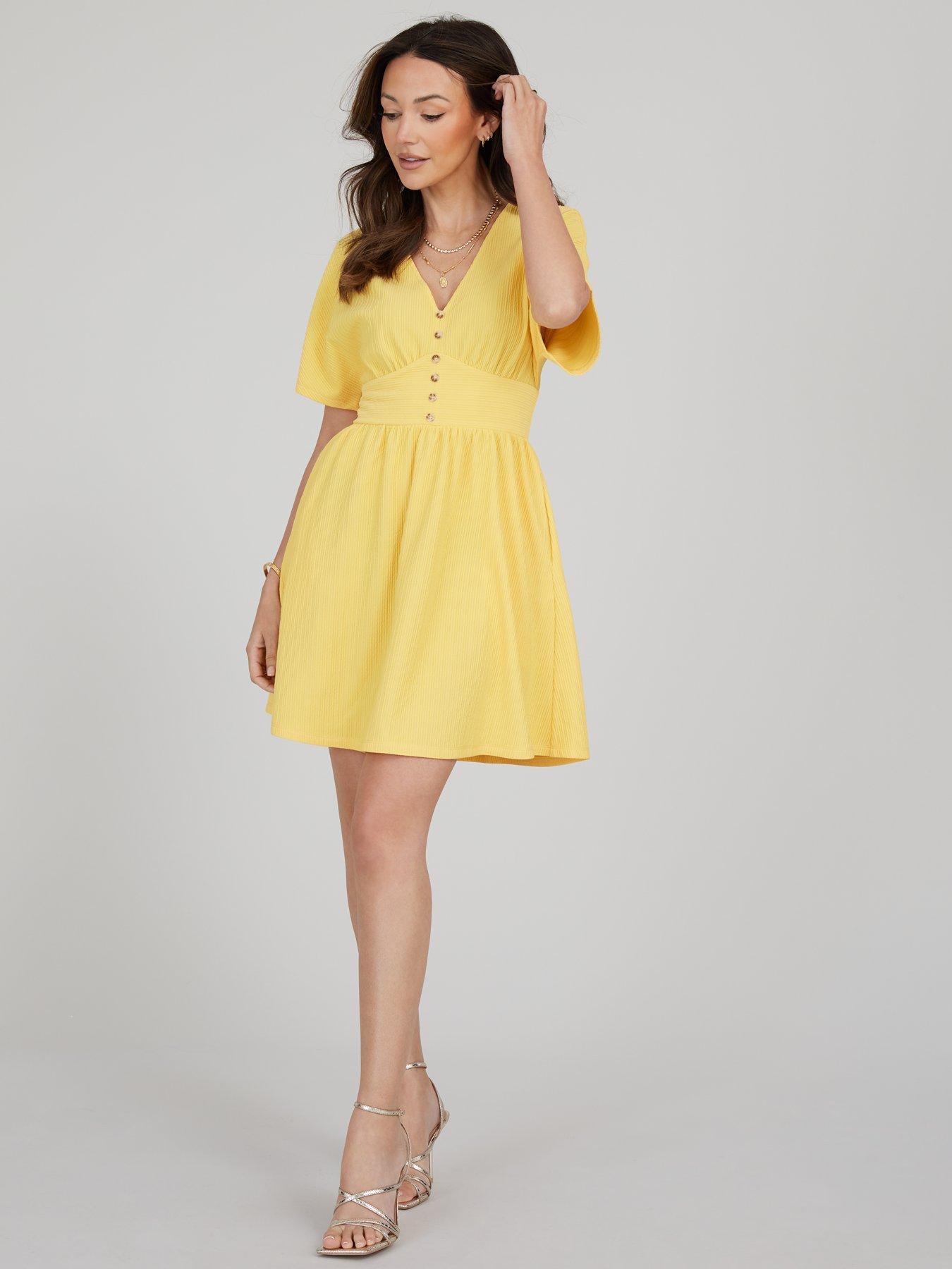 Michelle keegan deals yellow dress