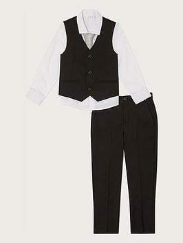 Monsoon Boys Andrew 4 Piece Smart Suit Set - Black