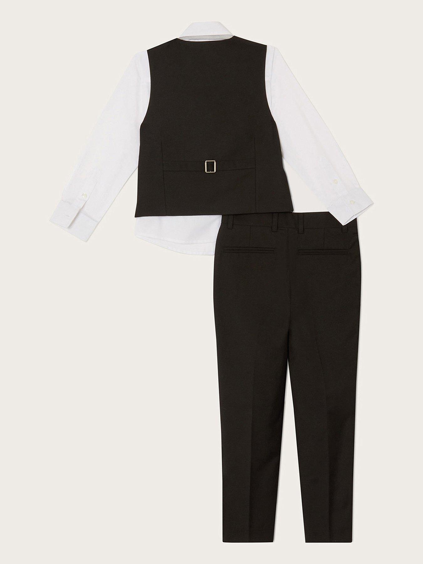 Image 2 of 3 of Monsoon Boys Andrew 4 Piece Smart Suit Set - Black