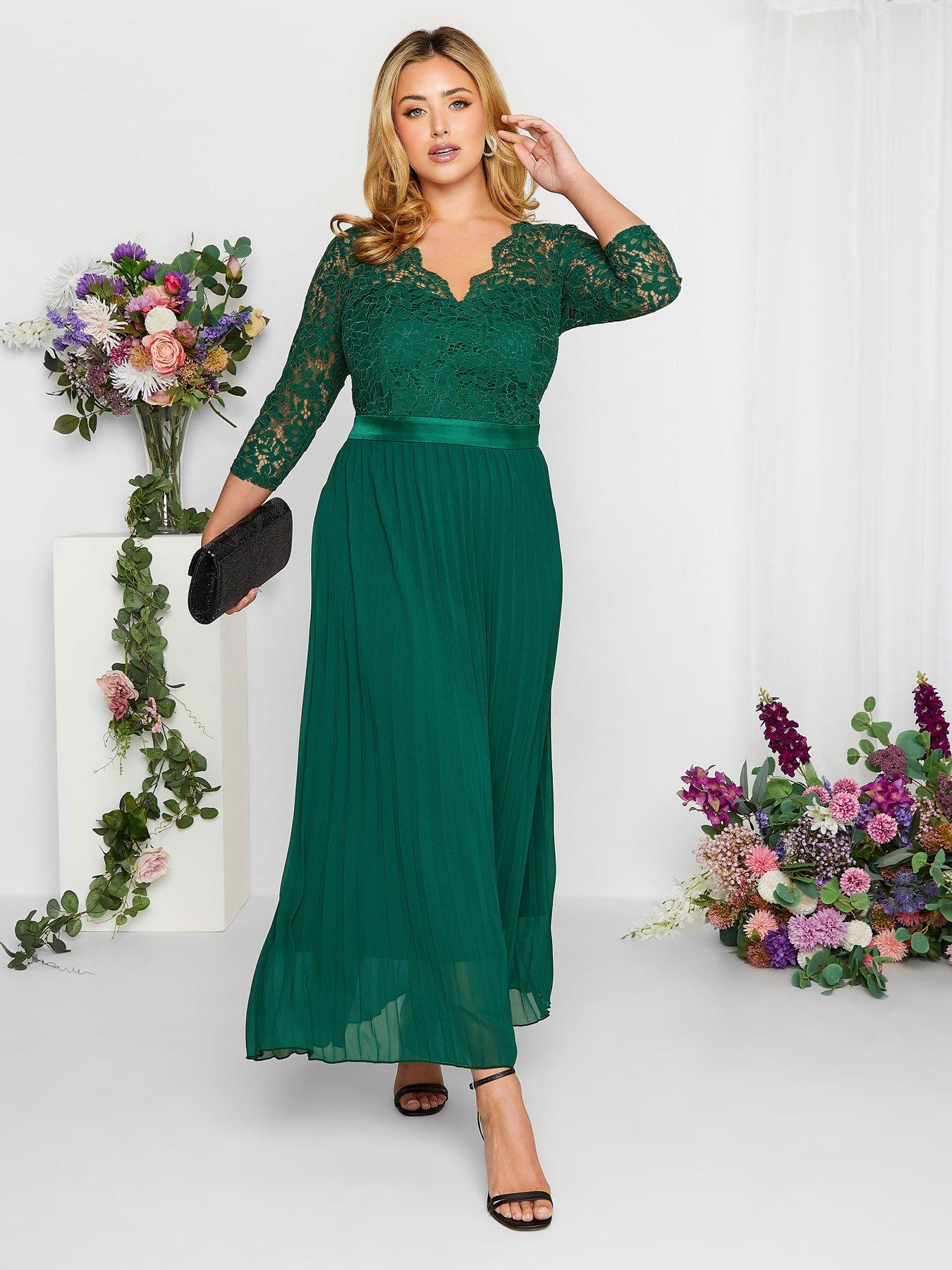 Maxi occasion shop dress with sleeves