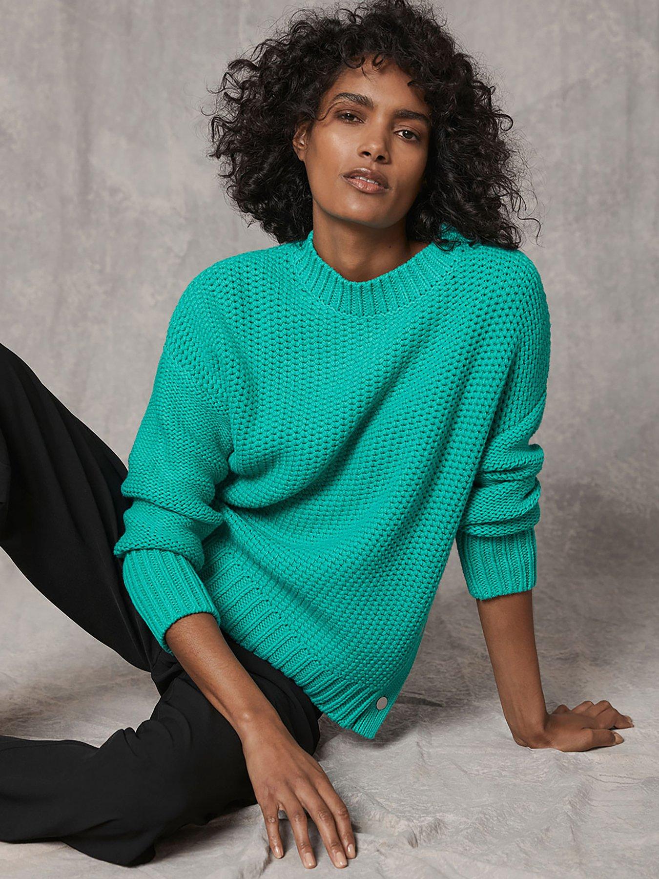 Chunky hot sale green jumper