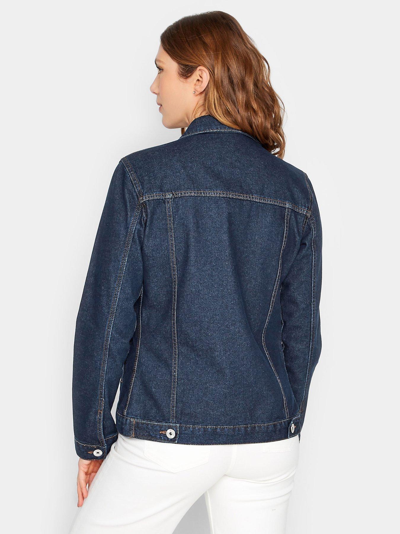 Tall womens jean clearance jacket