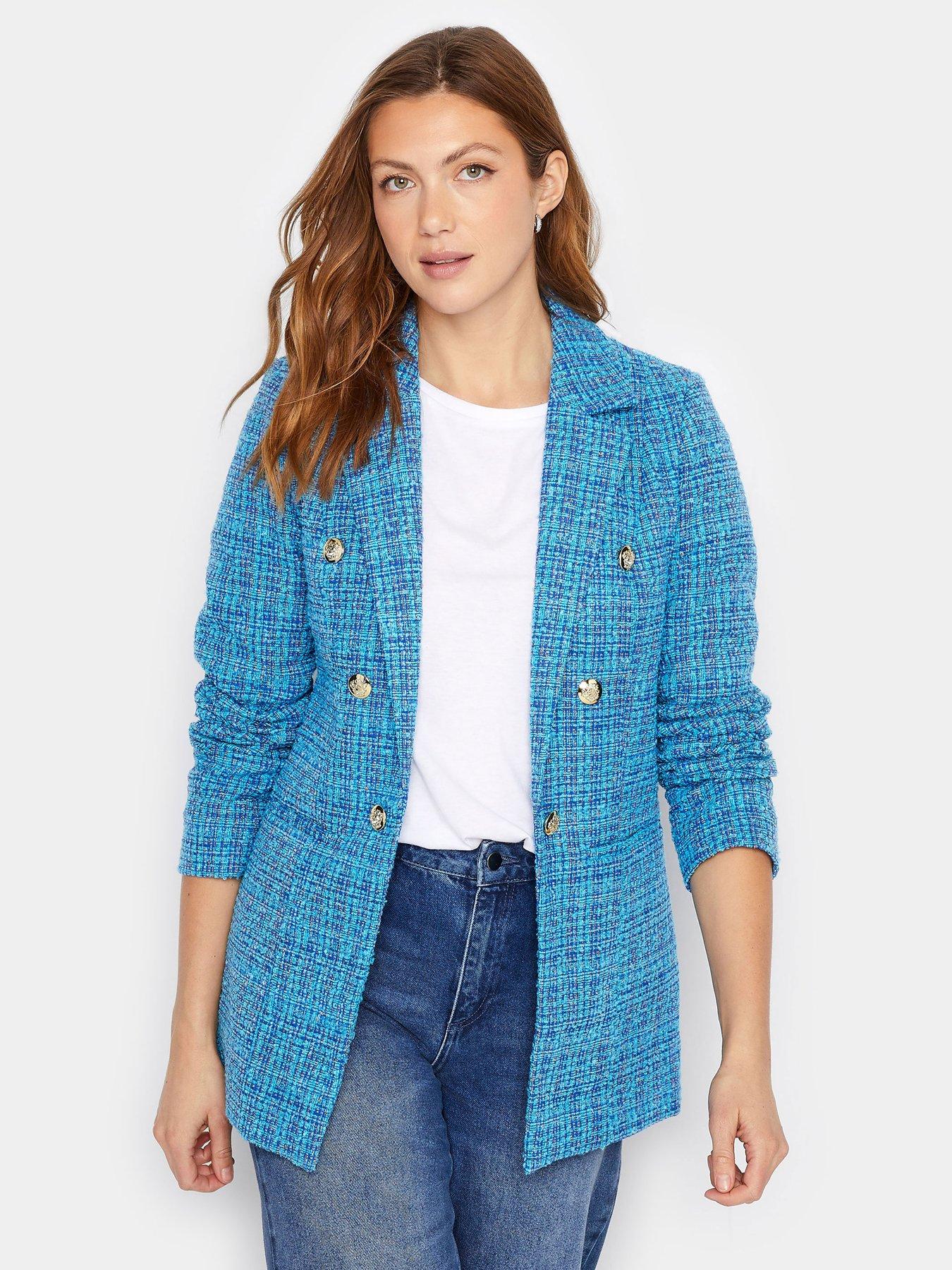 Boucle hotsell jacket blue