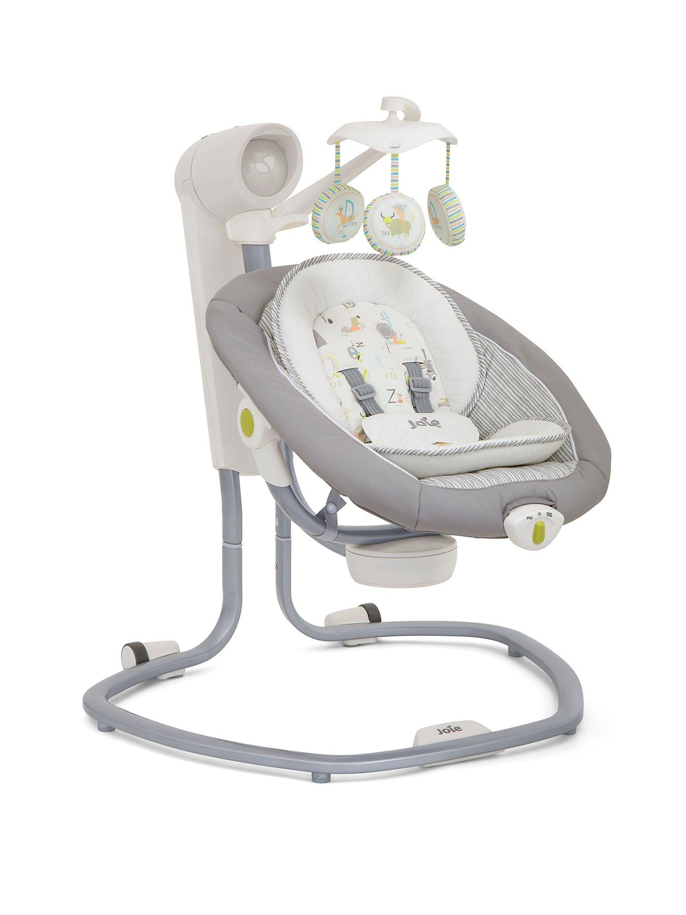 Joie Serina Swivel - Nature's Alphabet - Grey