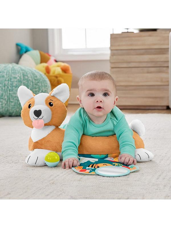 Image 2 of 7 of Fisher-Price 3-in-1 Puppy Tummy Wedge Baby Play Toy