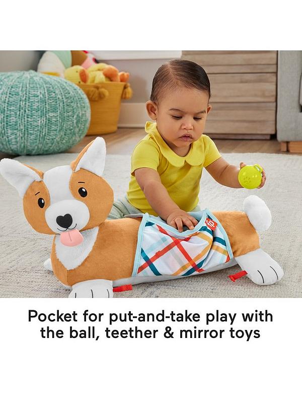 Image 3 of 7 of Fisher-Price 3-in-1 Puppy Tummy Wedge Baby Play Toy