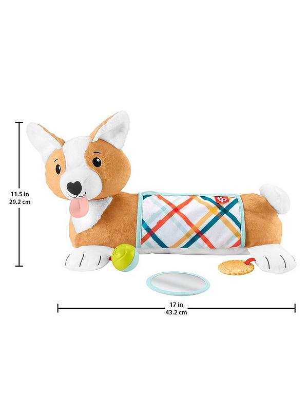 Image 6 of 7 of Fisher-Price 3-in-1 Puppy Tummy Wedge Baby Play Toy