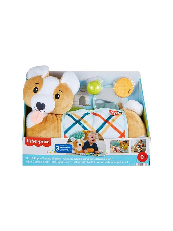 Image 7 of 7 of Fisher-Price 3-in-1 Puppy Tummy Wedge Baby Play Toy
